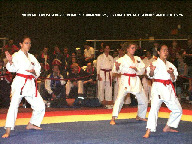 Women's Team Kata Silver Medalists.