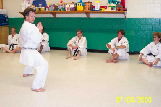 Nigel performing kata Suparinpei.