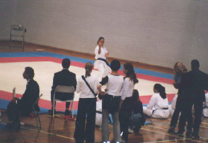 Marie-Lou Larouche-Fortin.  Gold - Intermediate Kata, Girls: 14-17.