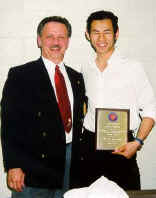 Sensei Moledzki with Alonso Murayama.