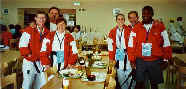 Team Canada after a hearty breakfast.
