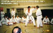 Sensei McCarthy assisted by Sensei Brad Jones (Newmarket, Ontario).