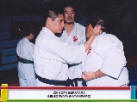 Sensei Iwata supervising bunkai kumite for kata  NIPAIPO.