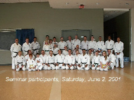 Seminar Participants, Saturday, June 2, 2001.