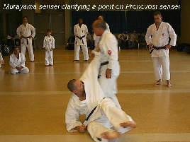 Murayama sensei clarifying a point on Pronovost sensei.