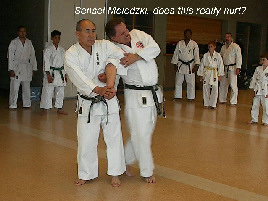 Sensei Moledzki, does this really hurt?