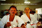 Moledzki sensei and Murayama sensei enjoying breakfast!