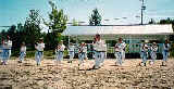 Moledzki Sensei leads Kata Bassai Dai.